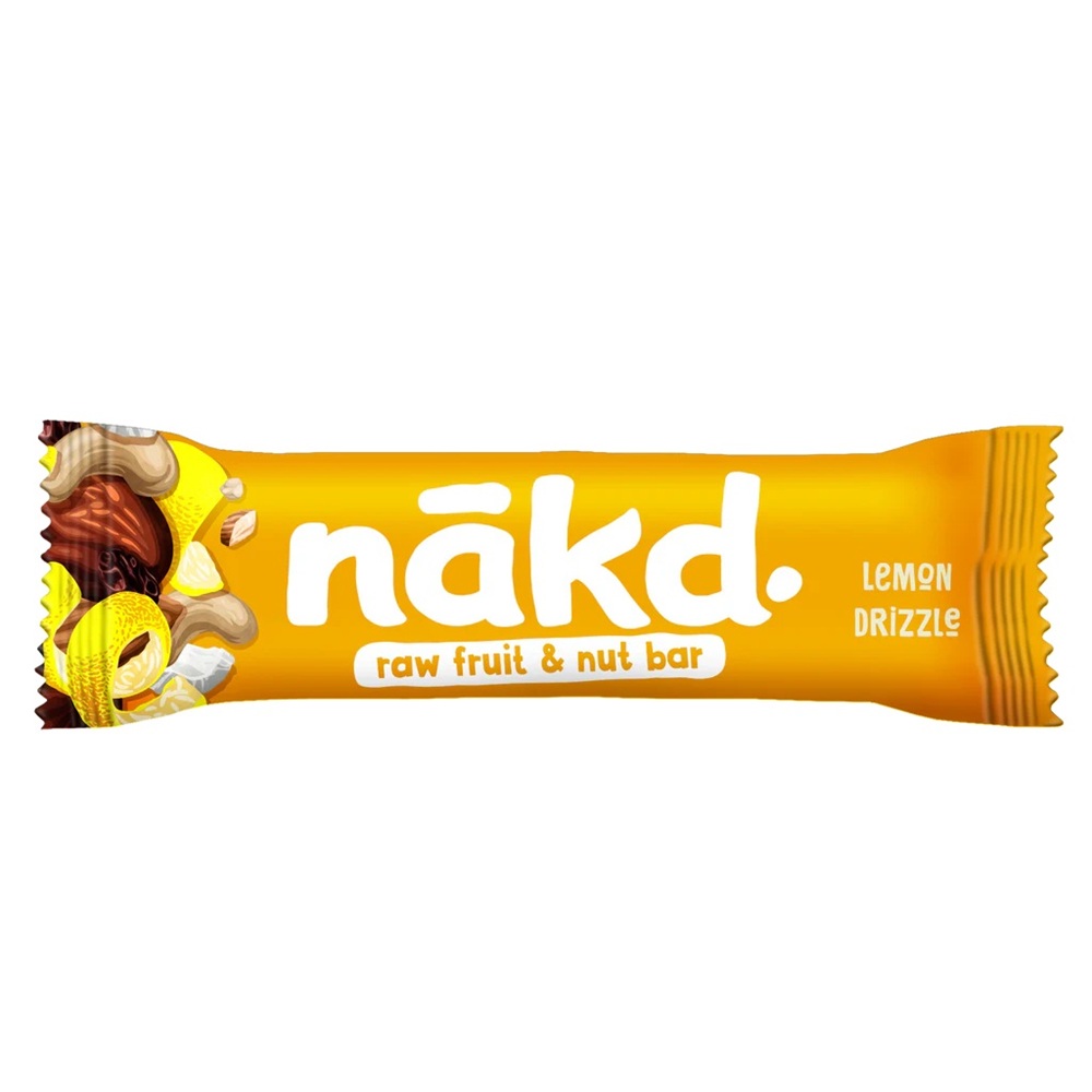 Baton raw vegan cu aroma de lamaie, 35 g, Nakd