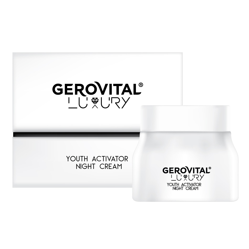 Crema de noapte activator de tinerete, 50 ml, Gerovital Luxury