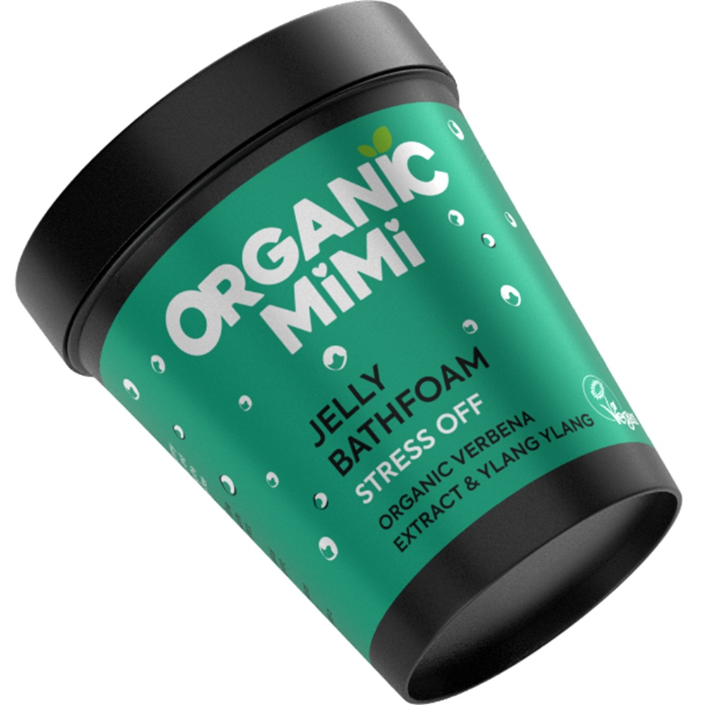 Spuma de baie cu verbina si ylang Jelly Bathfoam, 200 ml, Organic Mimi