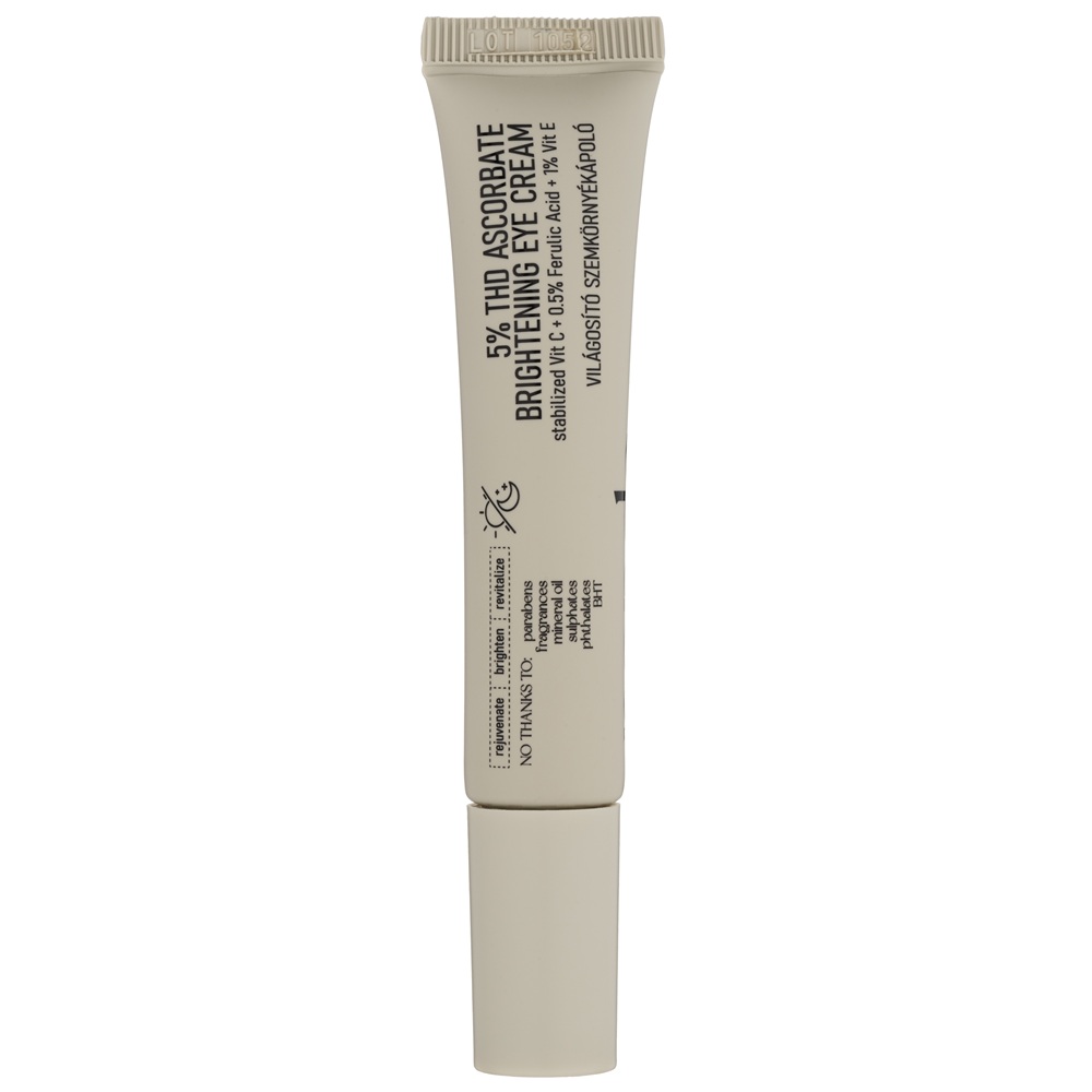 Crema iluminatoare pentru zona ochilor cu vitamina C, acid feluric si vitamina E, 15 ml, Nerds