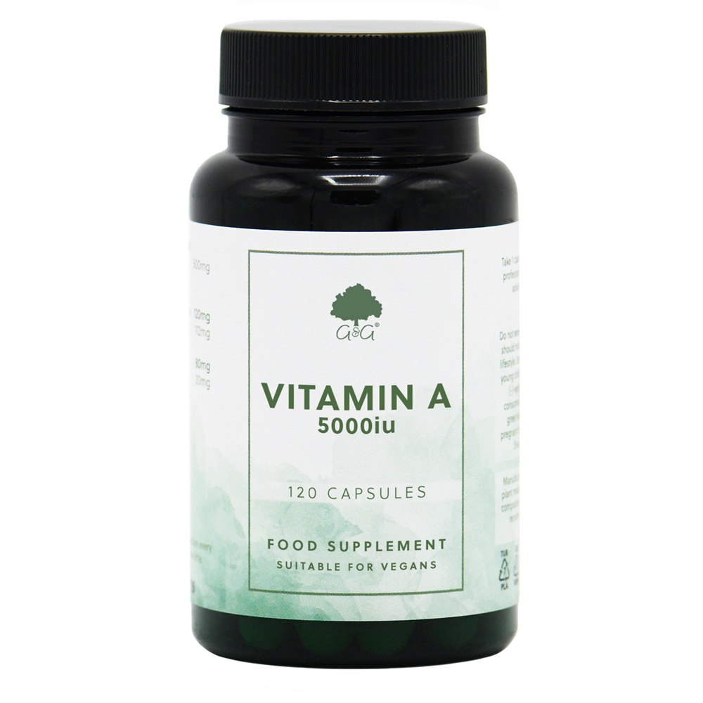 Vitamina A 5000UI, 120 capsule, G&G