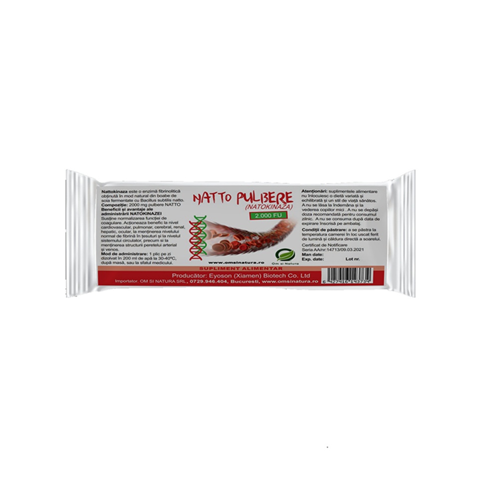 Pulbere Natto, 2 g, Om si Natura