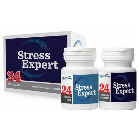 Stress Expert 24 Day and Night, 30 capsule + 30 capsule, Medicinas