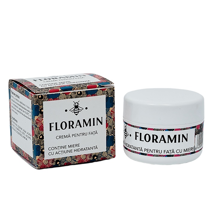 Crema de fata cu miere si flori de salcam Floramin, 50 ml, Complex Apicol