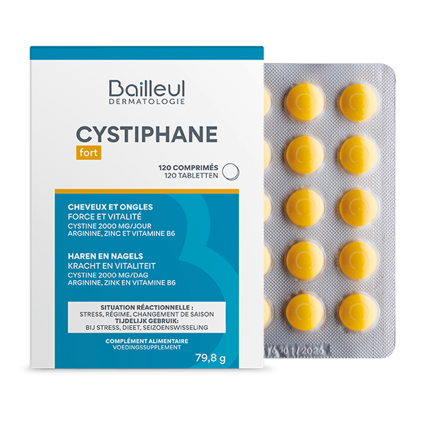 Cystiphane pentru par si unghii, 120 comprimate, Bailleul