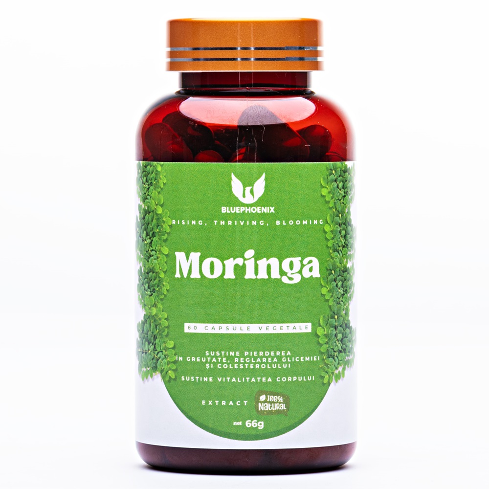 Moringa, 1000 mg, 60 capsule, Blue Phoenix