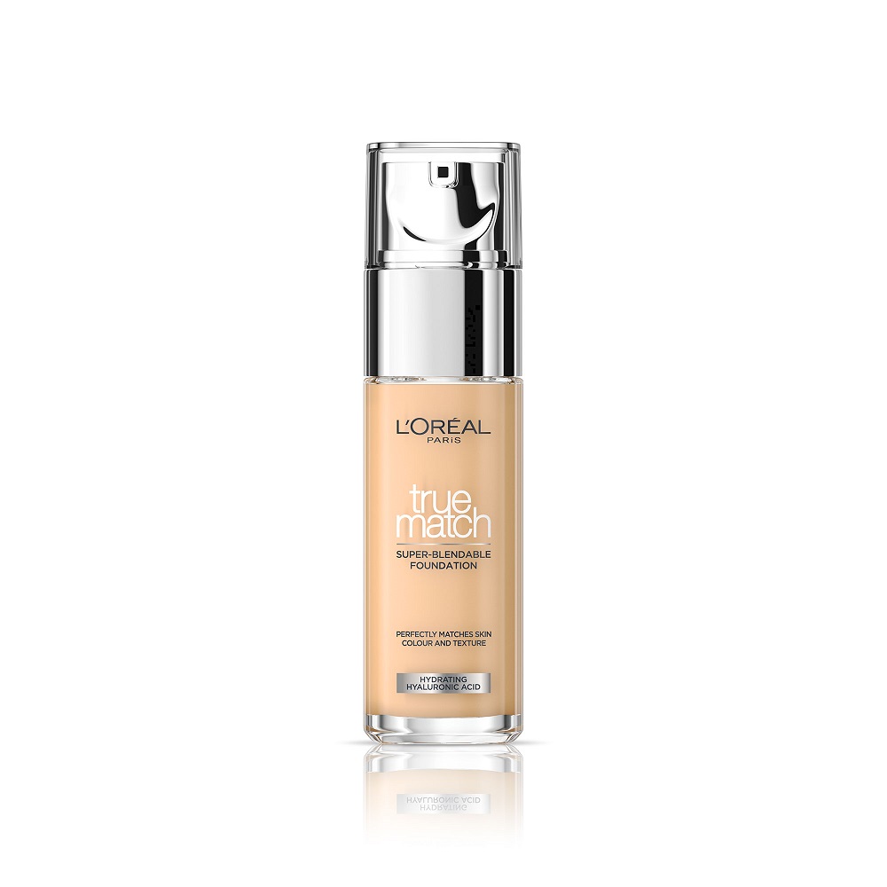 Fond de ten infuzat cu acid hialuronic True Match 1.5N Linen, 30 ml, LOreal