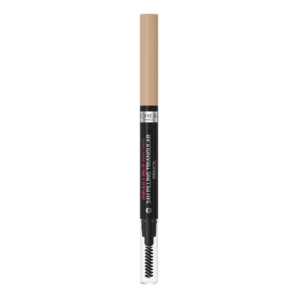 Creion pentru sprancene Nuanta 7.0 Blonde Infaillible 24H Brows Triangular, 1 ml, LOreal