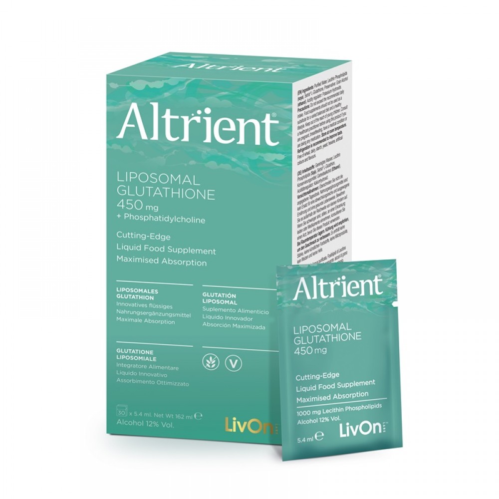 Glutation lipozomal Altrient, 450 mg, 30 plicuri, LivOn