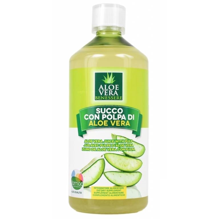 Suc aloe vera pulpa natur, 1L, Benessere