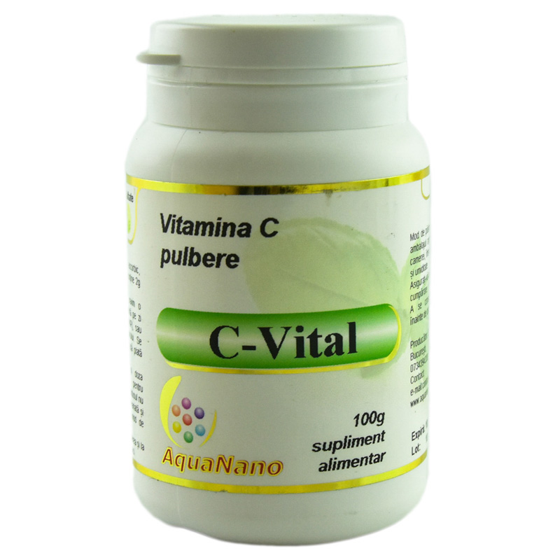 Vitamina C naturala C Vital, 100 g, Anghoras Invest