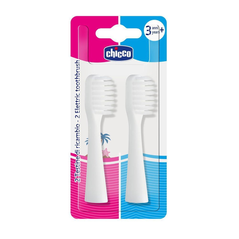 CHICCO Tête de rechange pour brosse à dents électrique 2 pcs