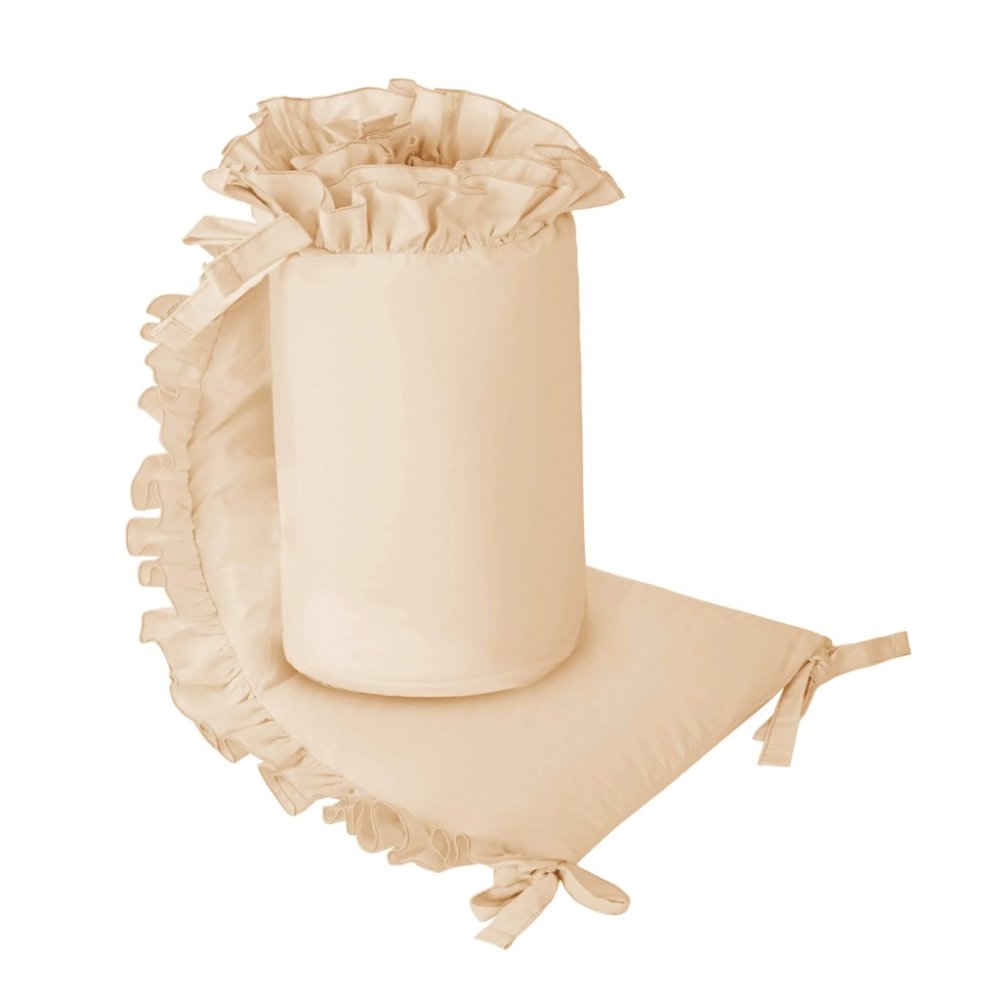 BELISIMA Ledikantbeschermer Pure Cappucino 180x33 cm