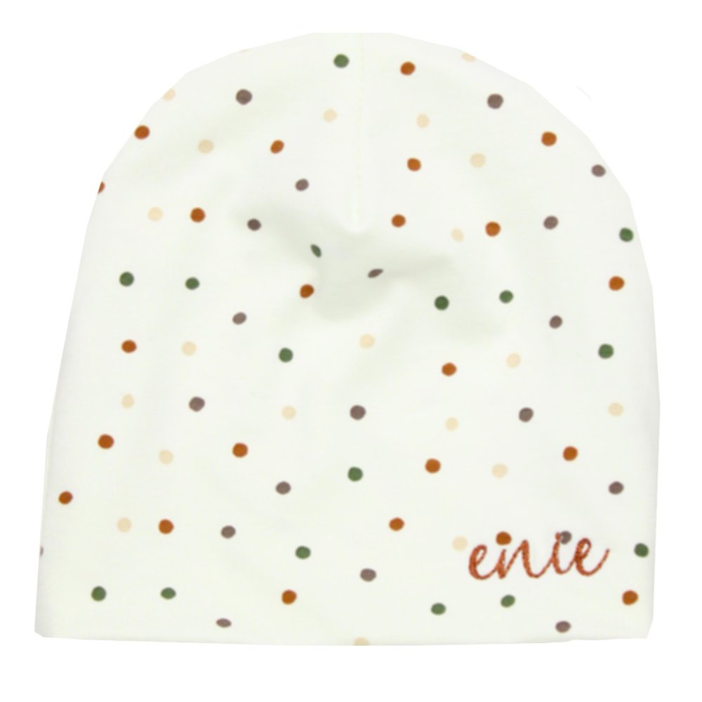 ENIE BABY Dječja kapa Dots creme 3-6m
