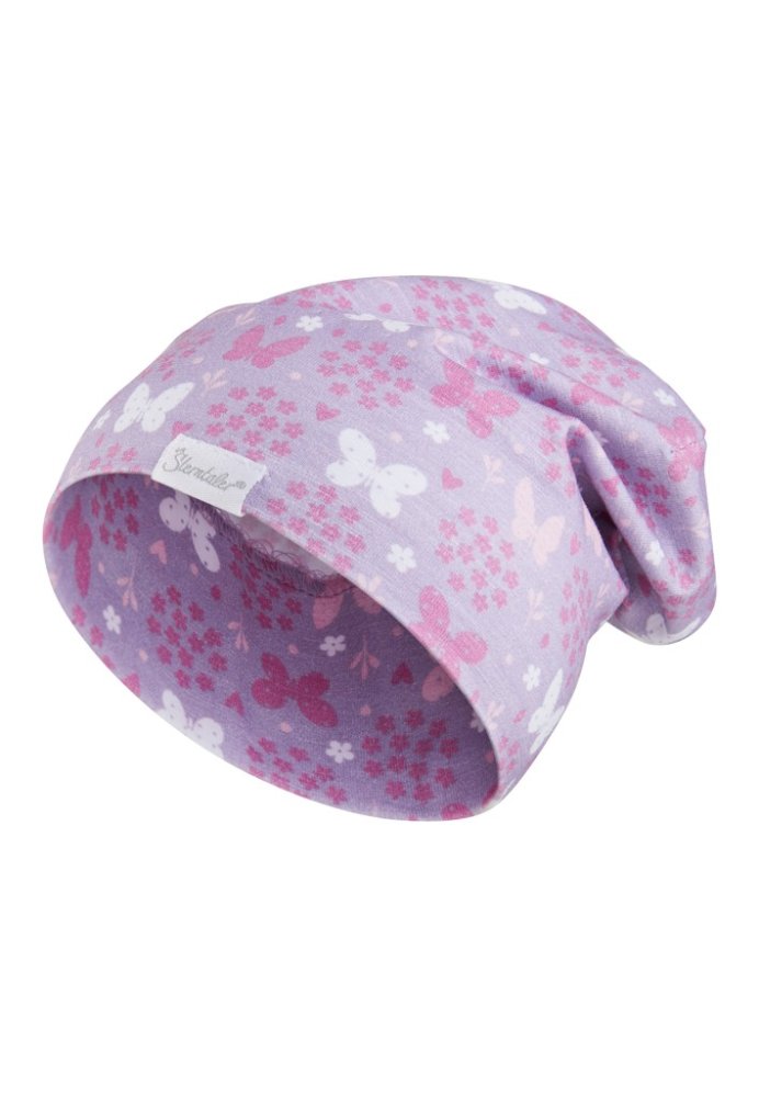 STERNTALER Cap with UV filter 50+ butterflies girl 43 cm-5-6 m