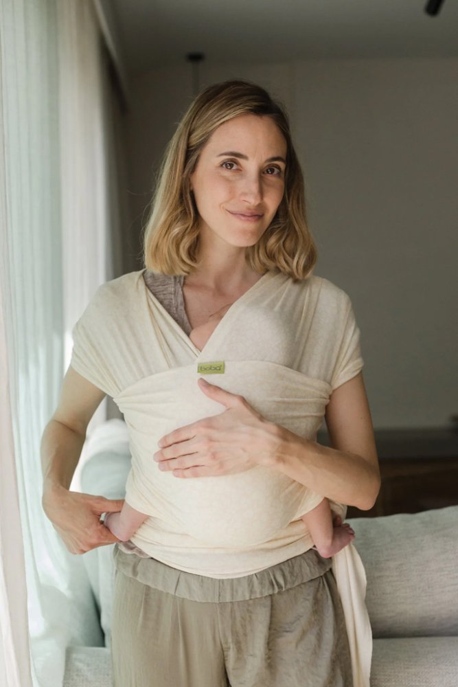 BOBA Babytrage / Tragetuch Serenity Wrap - Sand Oat Meadow