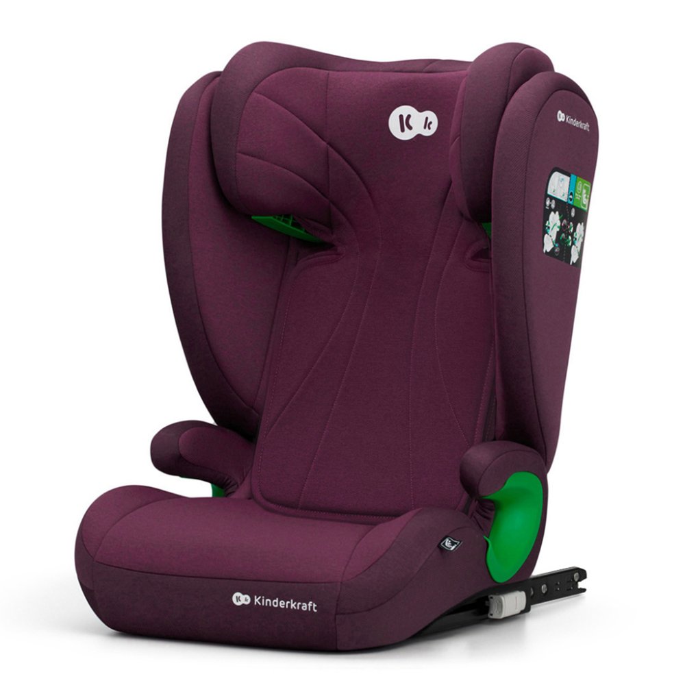 KINDERKRAFT Silla de coche Junior Fix 2 100-150 cm Cherry Pearl