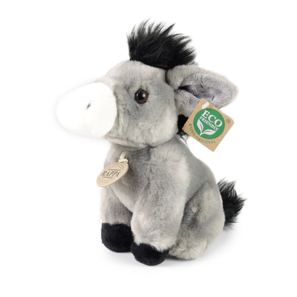 Rappa Asino di peluche seduto 18 cm ECO-FRIENDLY