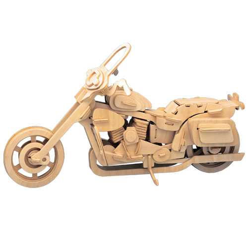 Woodcraft Lesene 3D puzzle Motor Harley Davidson II