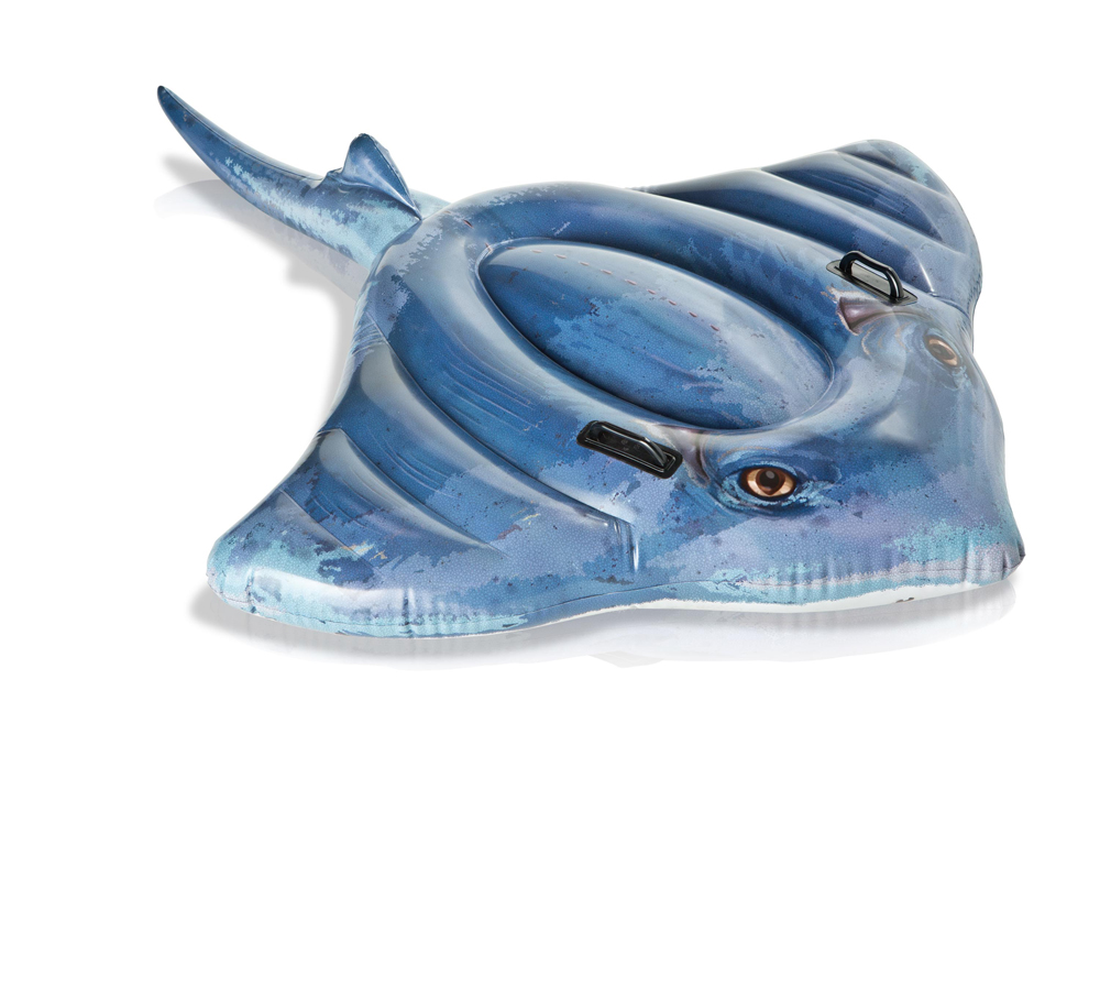 INTEX Stingray solstol med uppblåsbara handtag 188x145 cm