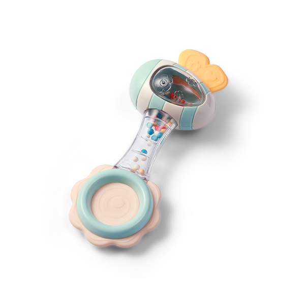 BABYONO Hochet avec anneau de dentition 3m+ Bee