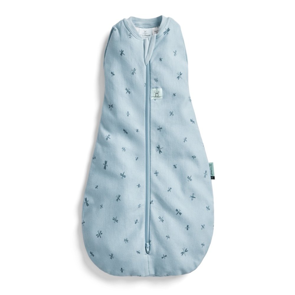 ERGOPOUCH Sacco Nanna e Fasciatoio 2in1 Cocoon Dragonflies 6-12 m, 8-10 kg, 0,2 tog