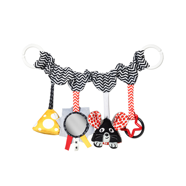 BABYONO Jouet suspendu multifonctionnel Cheese and Skip
