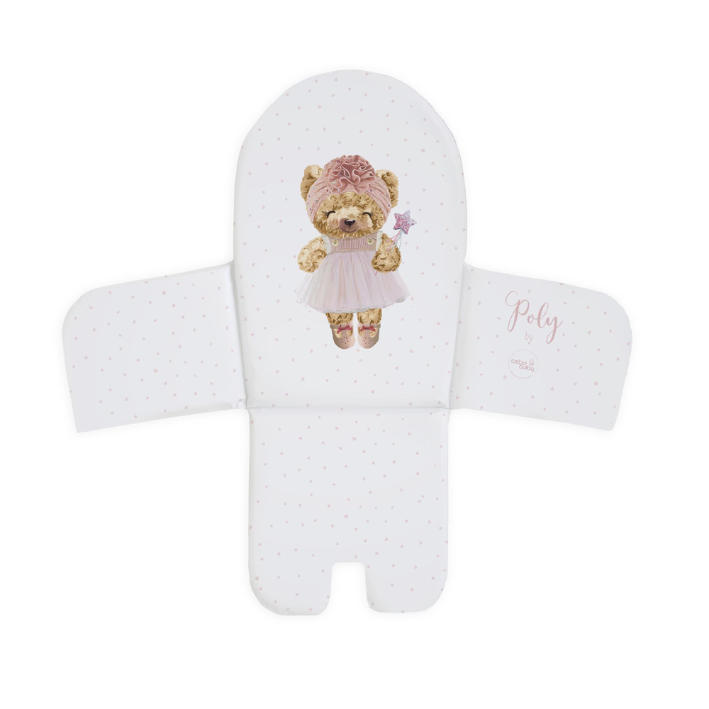 CEBA BABY Coussin pour chaise haute (38x28) Basic Poly