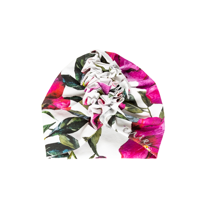 ENIE BABY Cappello turbante per bambini Fiori bambina 3-6m