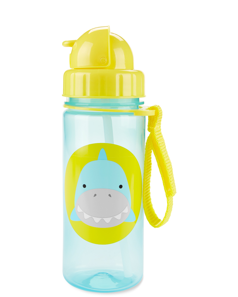 SKIP HOP Zoo Skodelica s slamico PP brez PVC in BPA Shark 12m+