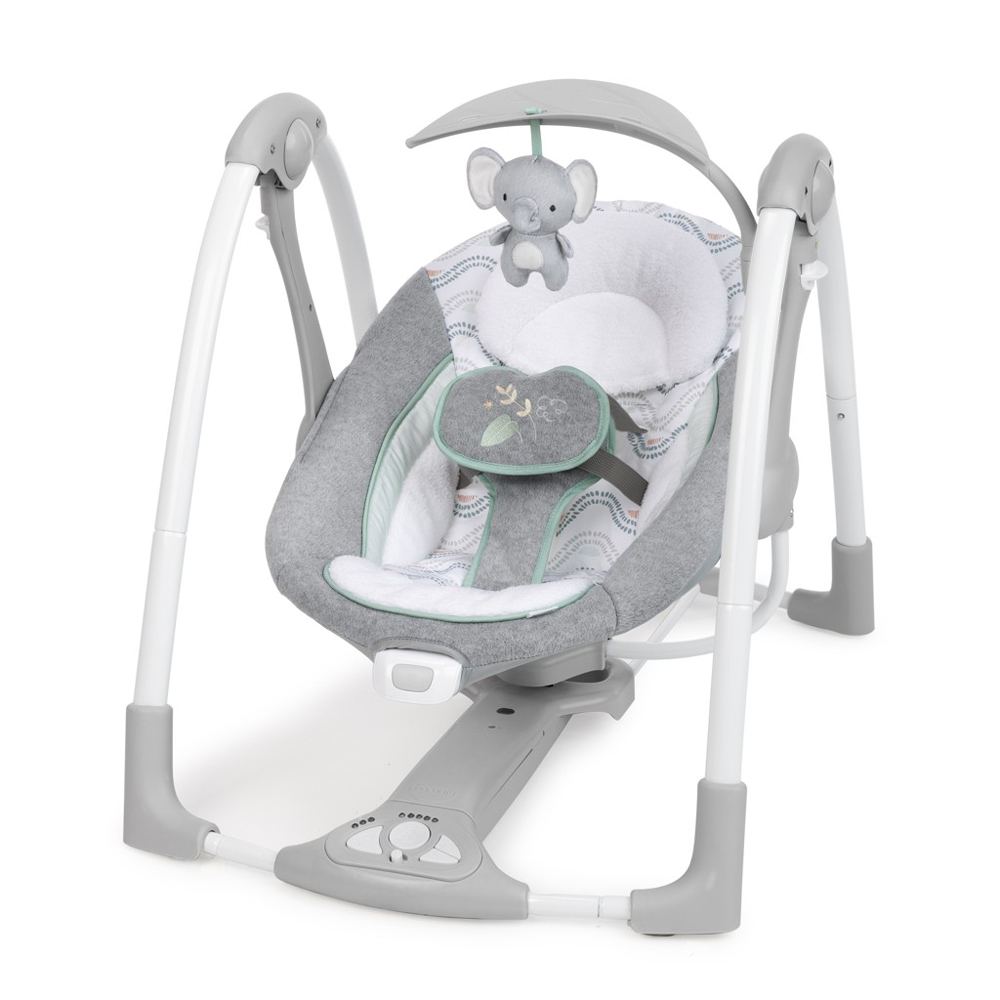 INGENUITY Schommel converteerbaar met adapter trillend met melodie Swell™ 2-in-1, 0m+ tot 9 kg
