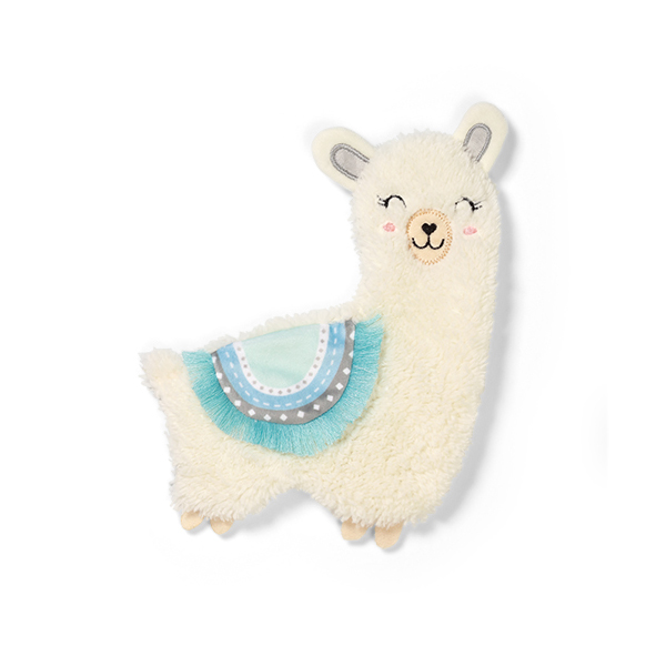 BABYONO Juguete mascota Llama Lulu azul 0m+