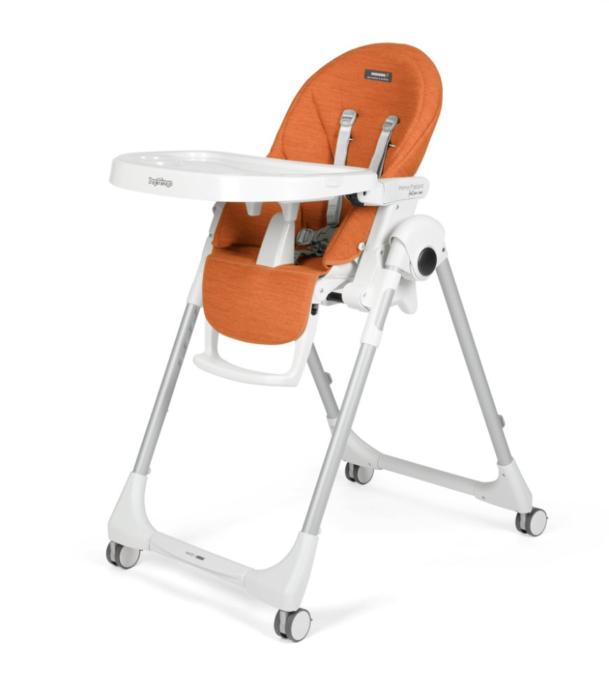 PEG PÉREGO Dining chair Prima Pappa Follow Me Wonder Orange 2022 + free bar
