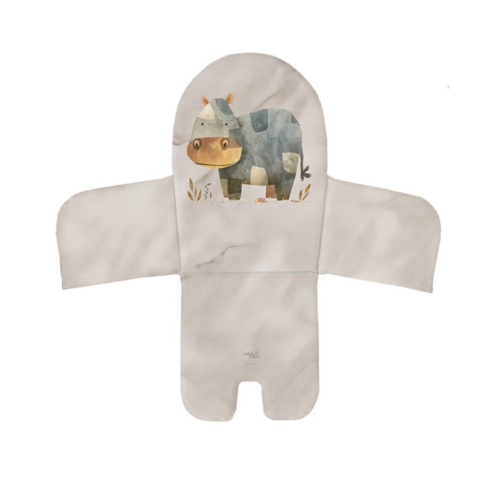 CEBA BABY Vložka do jídelní židle (38x28) Basic Cosy Hippo