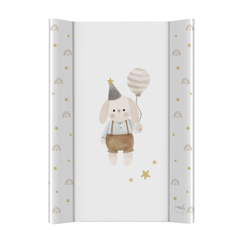 CEBA BABY Podloga za previjanje 2-stranska s trdo podlogo (50x70) Ultra Light Birthday Bunny