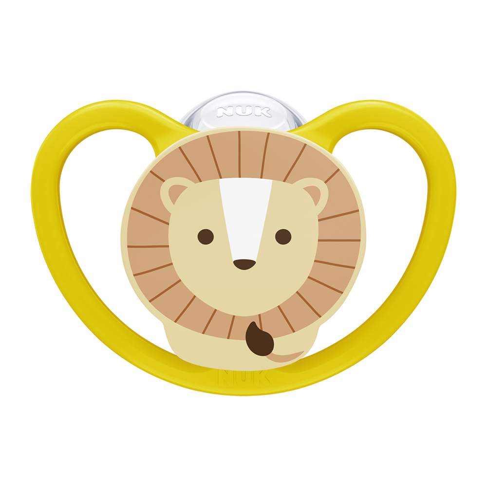 NUK Dudlík Space Lion in box 6-18m