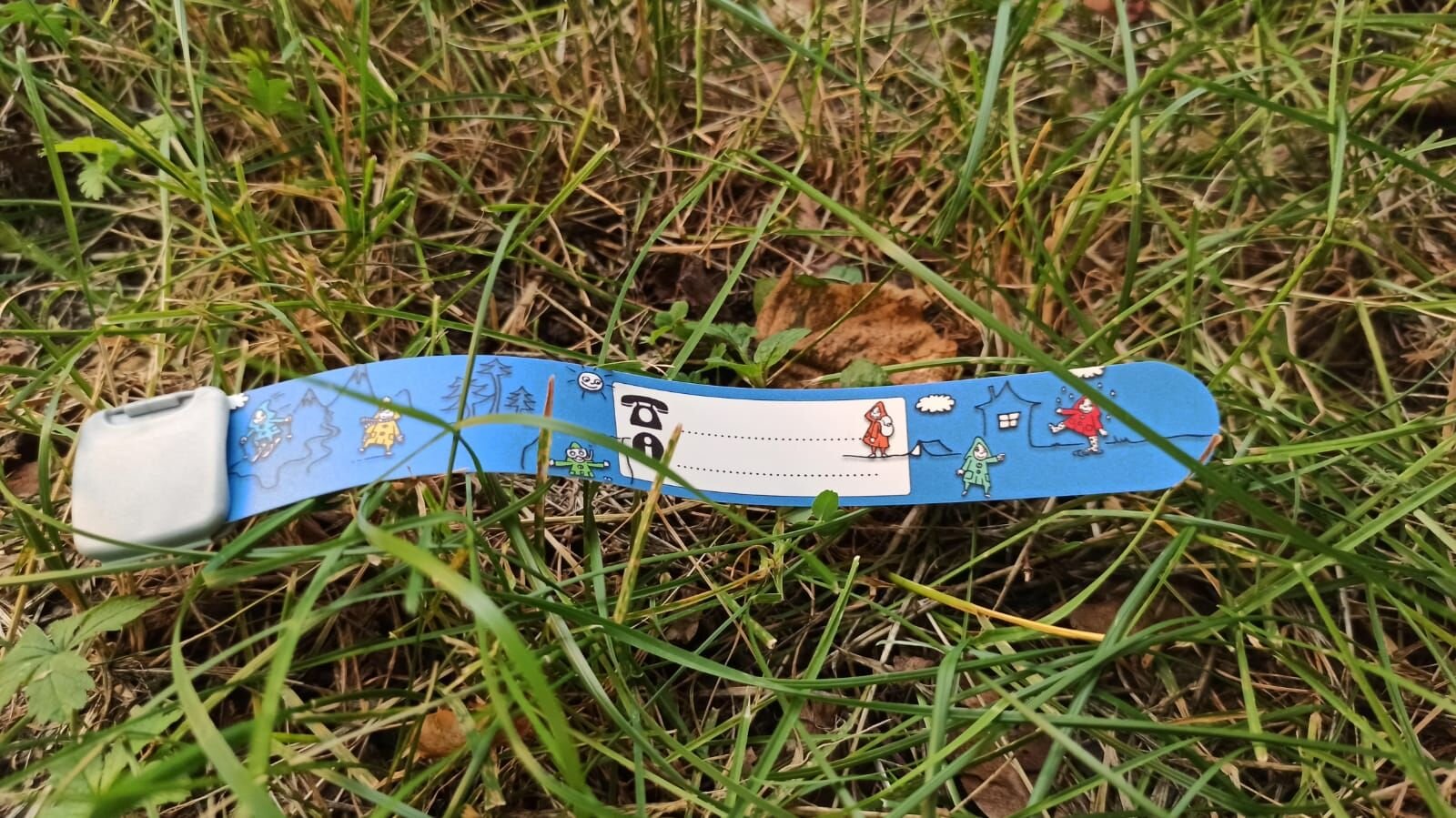 Bracelet d'identification pour enfants Bleu