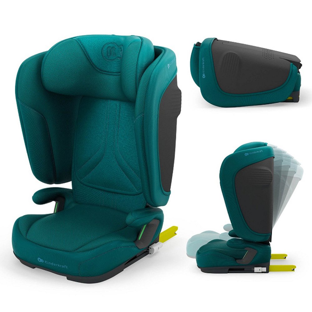 KINDERKRAFT Autosedačka skladacia Unity 2 I-Size (100-150 cm) Green