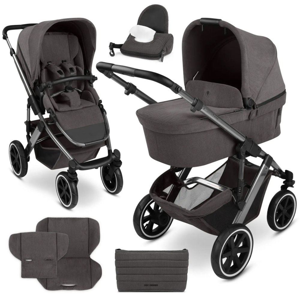 ABC DESIGN Salsa 5 Air almond 2025 kombi babakocsi + autósülés adapter ingyen