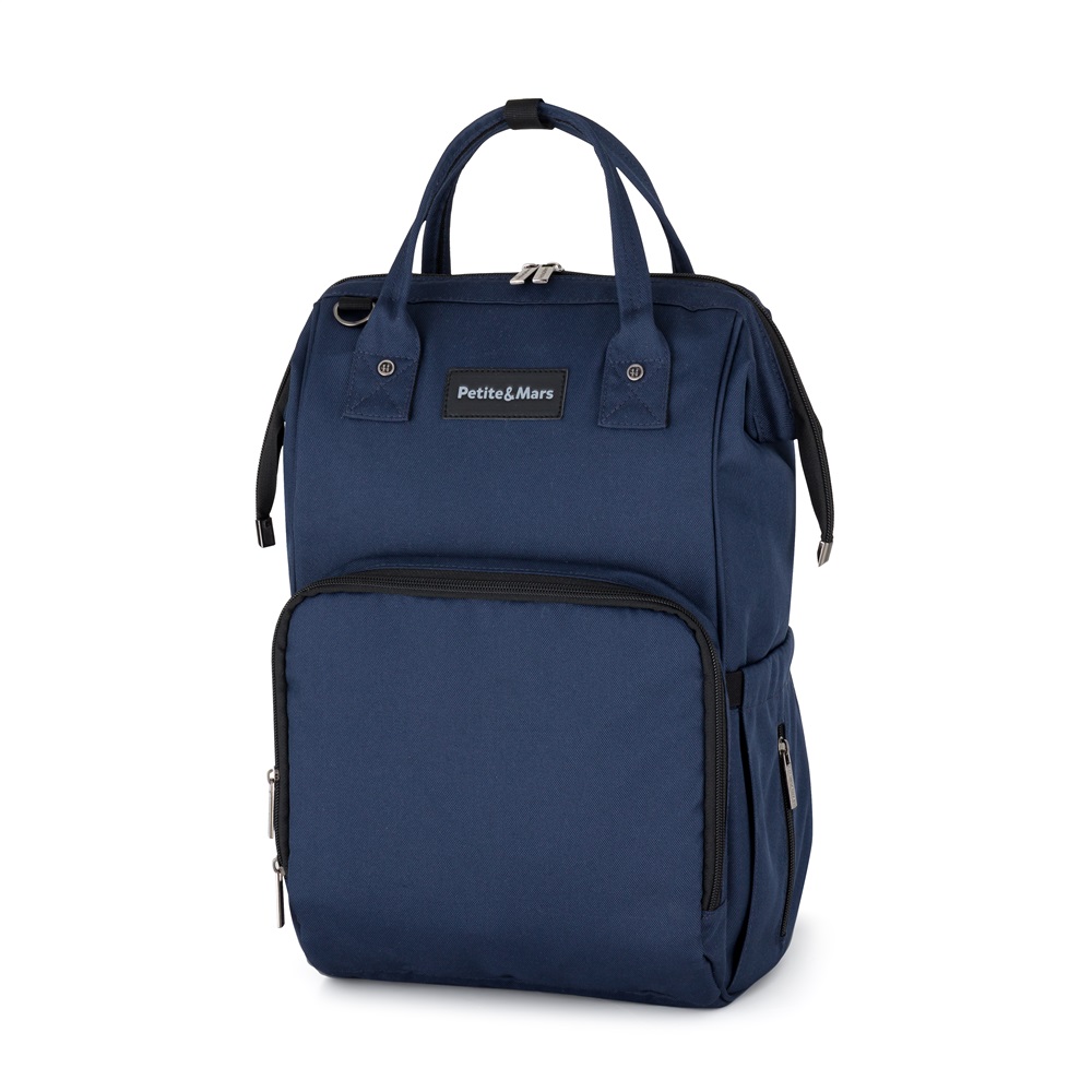 PETITE&MARS Batoh prebaľovací na kočík Jackob Dark Blue