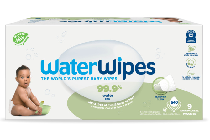 9X WATERWIPES Lingettes Bébé&Bambin 3en1 60 unités (540 unités)