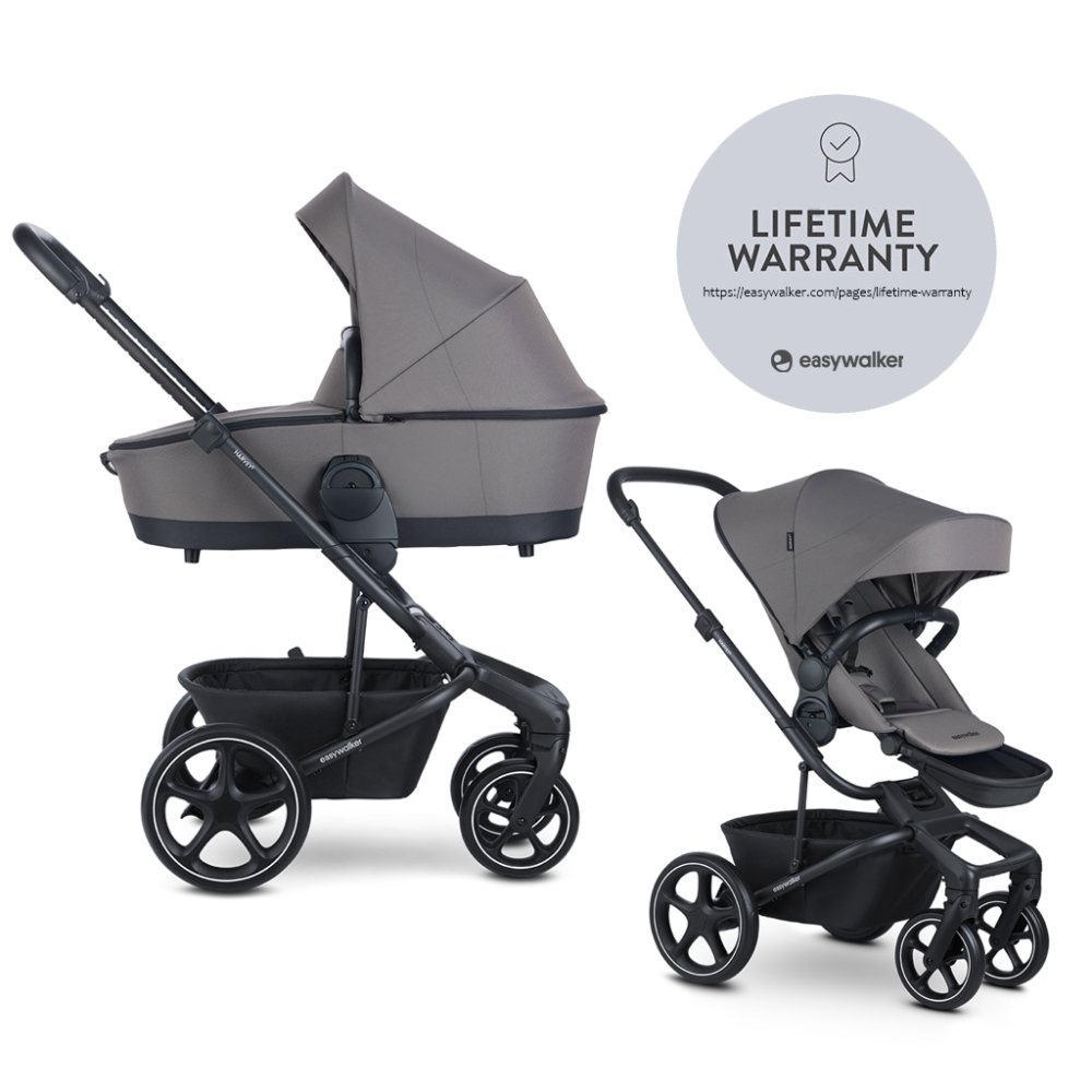 EASYWALKER Passeggino combinato Harvey⁵ 2in1 Pebble Grey LITE RWS