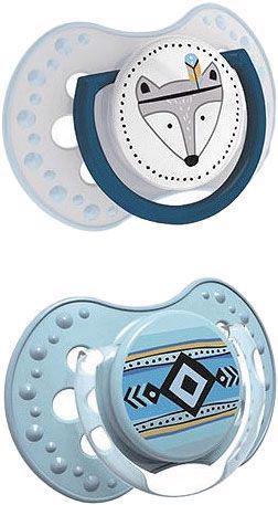 LOVI Smoczek silikonowy dynamiczny Boy Indian 3-6m 2 szt