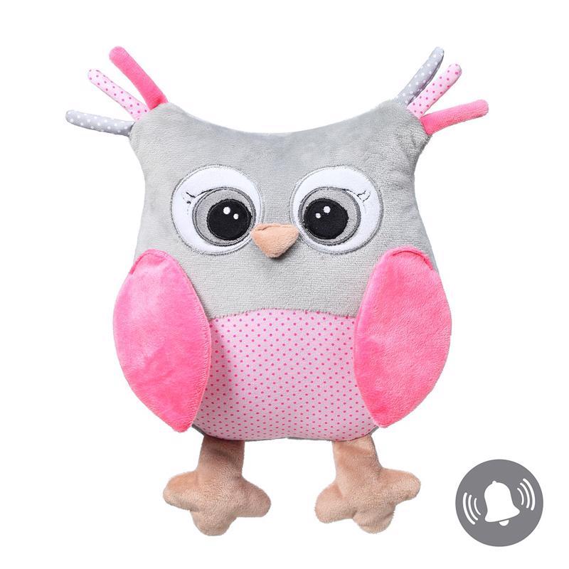 BABYONO Búho de peluche Sofia rosa