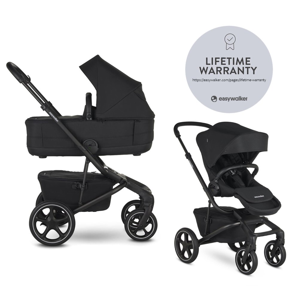 Poussette combinée EASYWALKER Jimmey 2en1 Pepper Black LITE RWS
