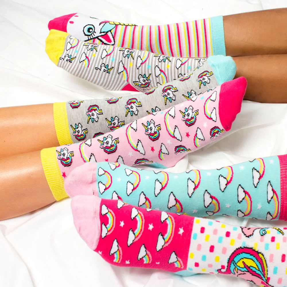Set 6 Sosete cu Unicorni