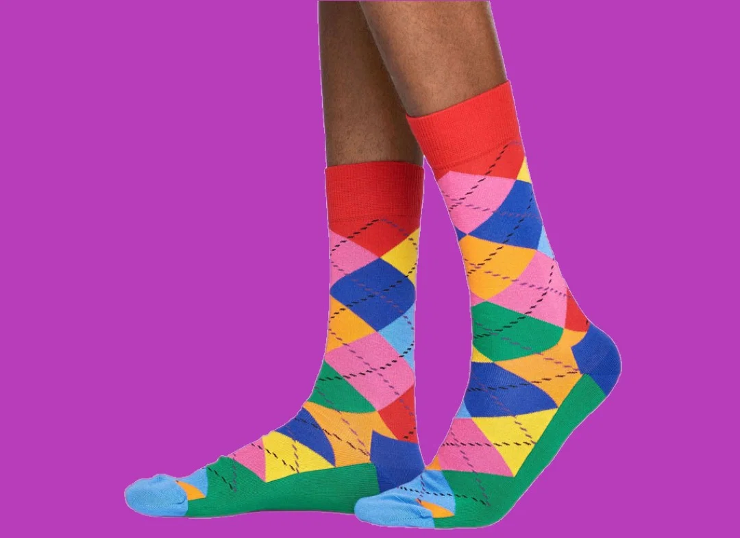Sosete Happy Socks cu romburi