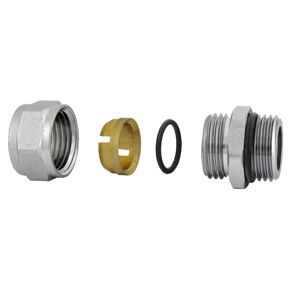 Racord pentru tevi din cupru, Ferro ZL1501N, FE, 15 mm x 1/2 inch