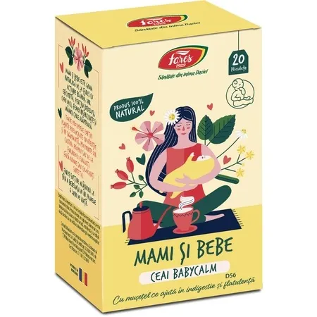 Ceai babycalm D56 Fares, 20 plicuri