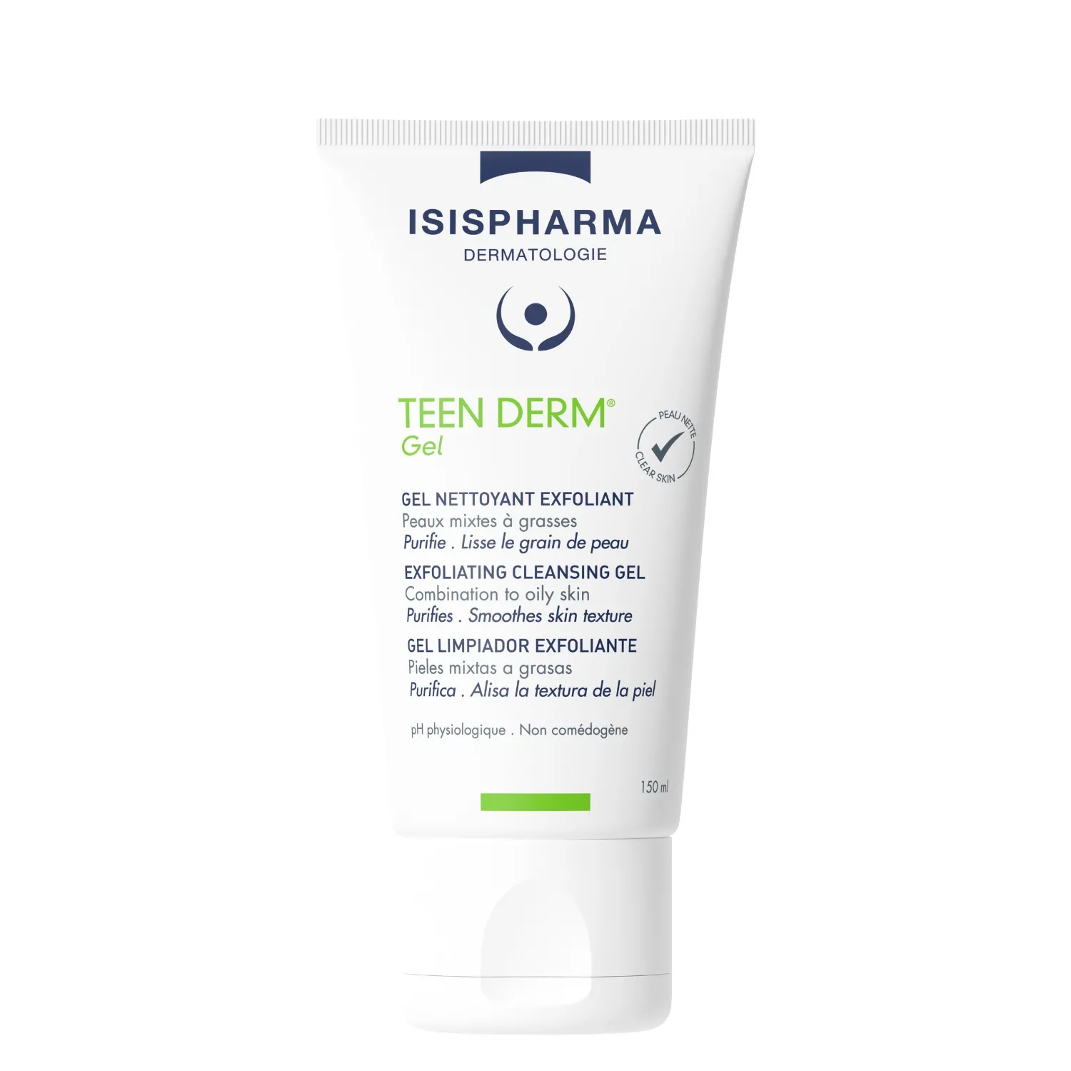 Isis Teen Derm gel exfoliant, 150ml